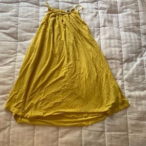 High neck, yellow, Naked Zebra tank